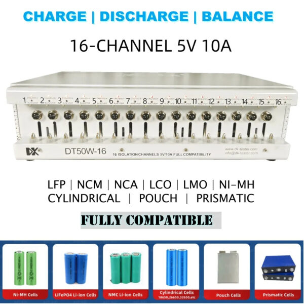 5V 10A Li-lon Cell Capacity Grading And Matching ChargeDischarge