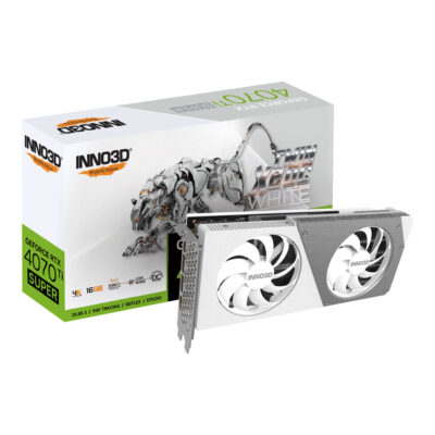 INNO3D GEFORCE RTX 4070 TI SUPER TWIN X2 OC WHITE - 16GB GDDR6X