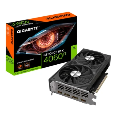 GIGABYTE GEFORCE RTX 4060 TI WINDFORCE OC 16G - 16GB GDDR6