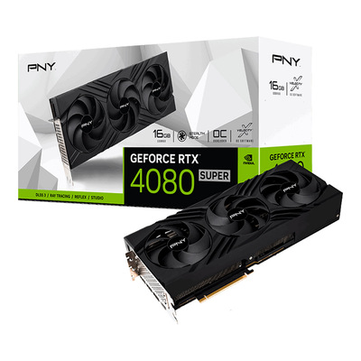 PNY GEFORCE RTX 4080 SUPER 16GB VERTO OVERCLOCKED TRIPLE FAN DLSS 3